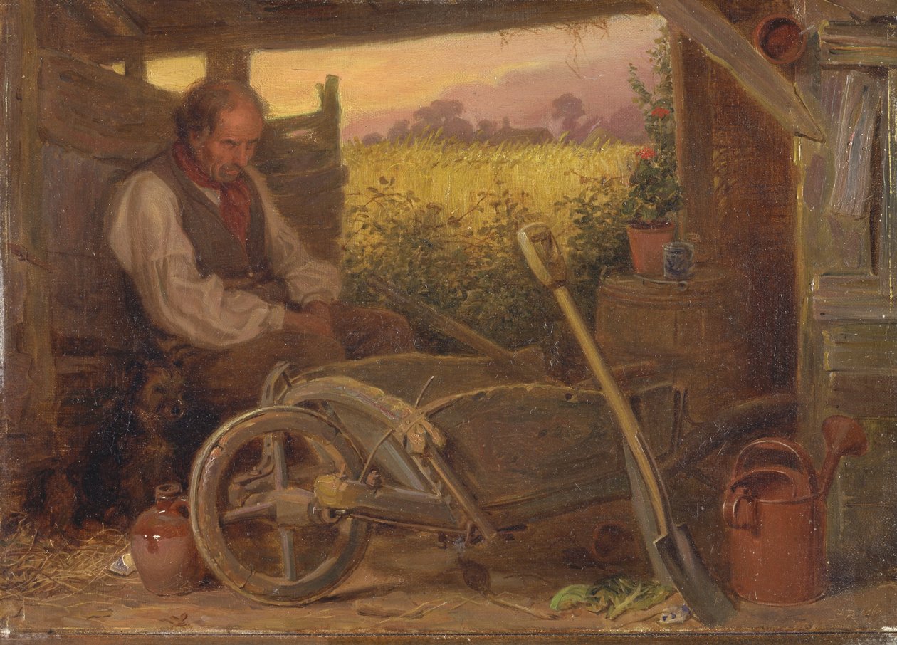 Starý zahradník od Briton Riviere