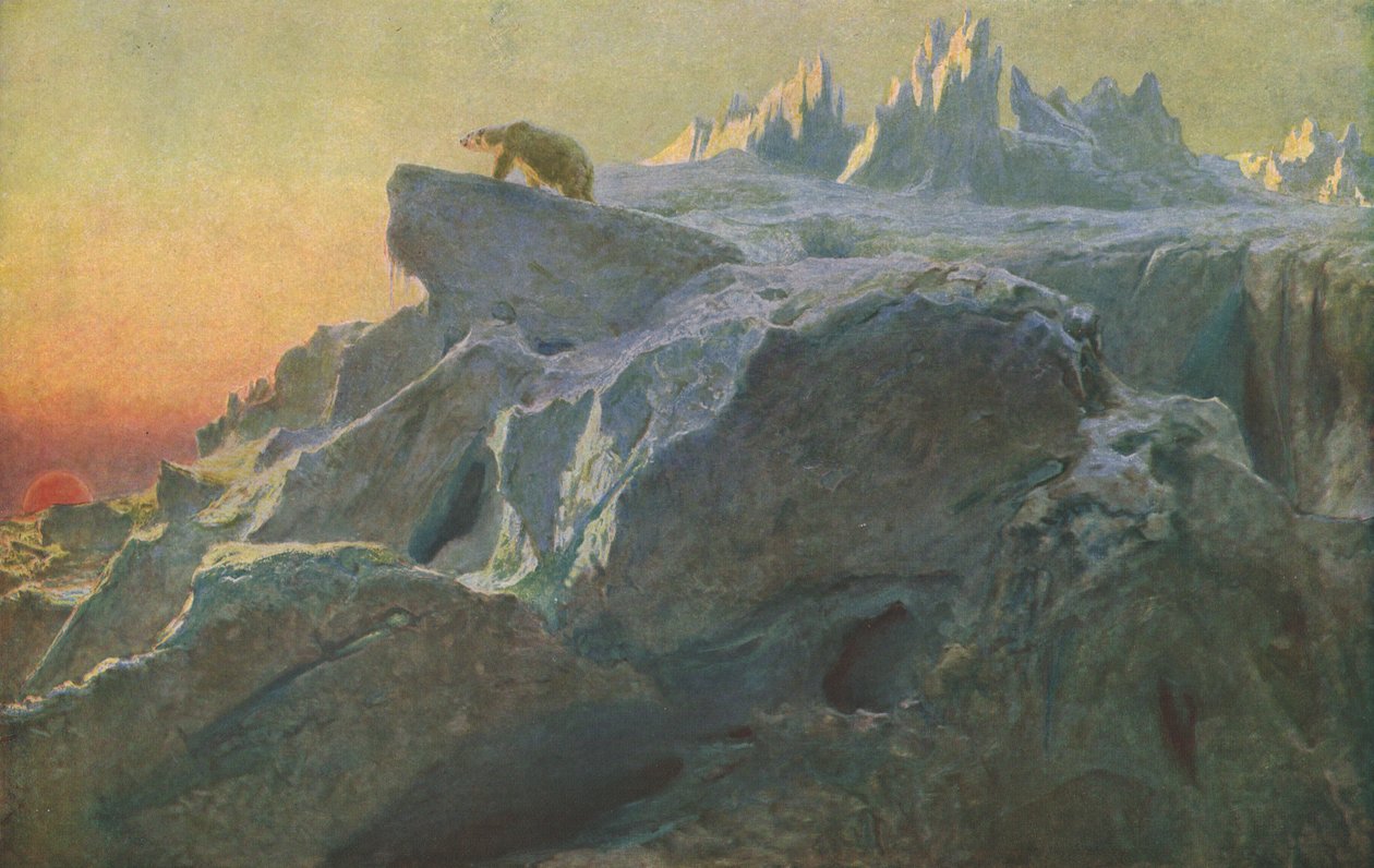 Beyond Mans Footsteps, c1894, c1930. od Briton Riviere