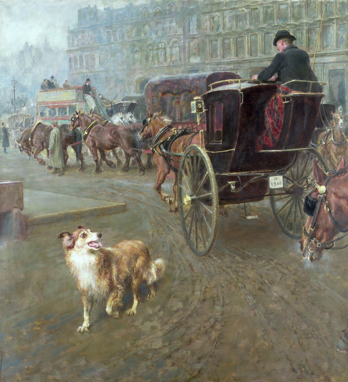 Ztraceni nebo zbloudilí, 1905 od Briton Riviere