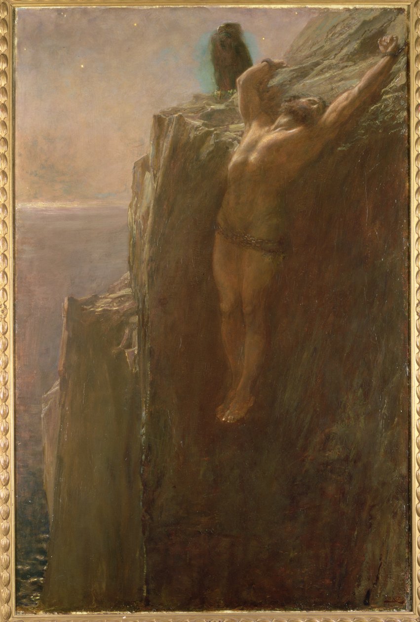 Prometheus Bound, 1889 od Briton Riviere