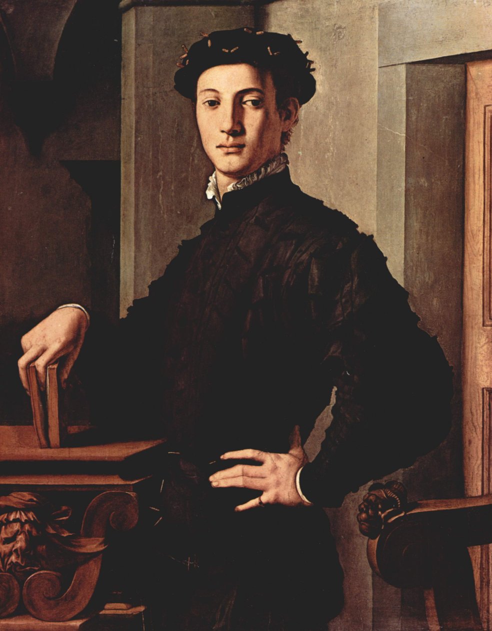 Portrét mladého muže s knihou Portrét mladého muže s knihou od Agnolo Bronzino