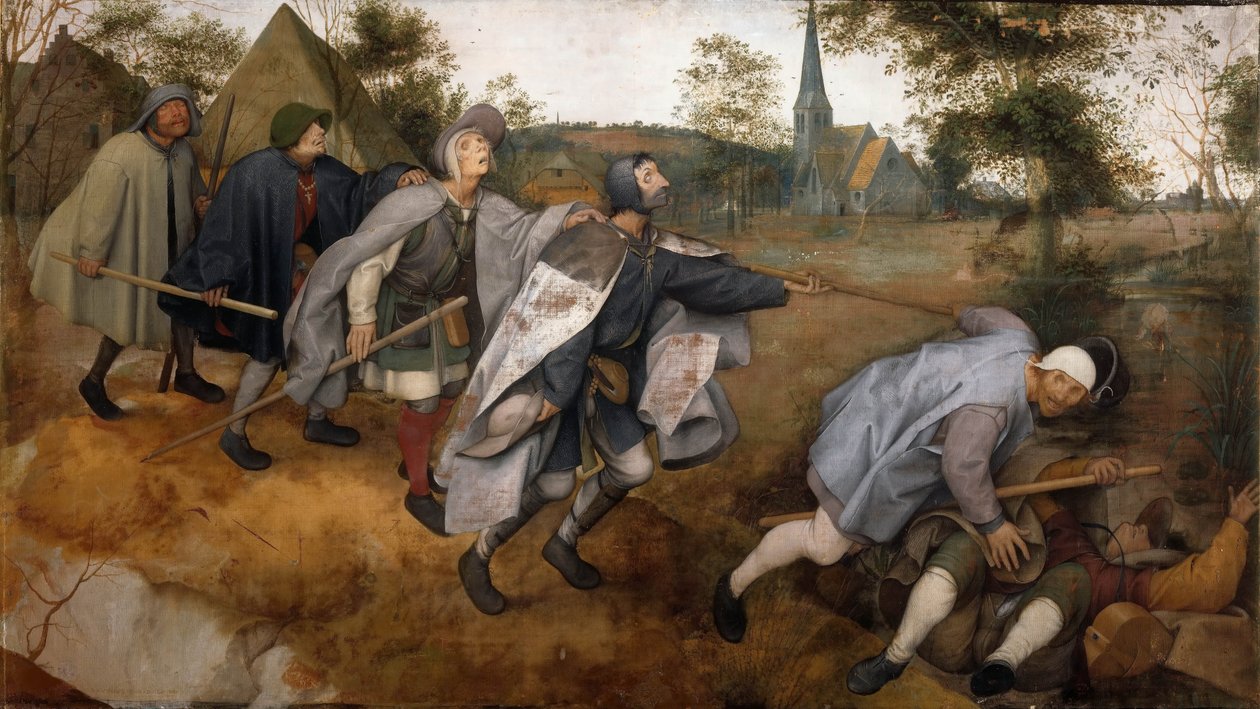 Slepý vede slepého, 1568. od Bruegel