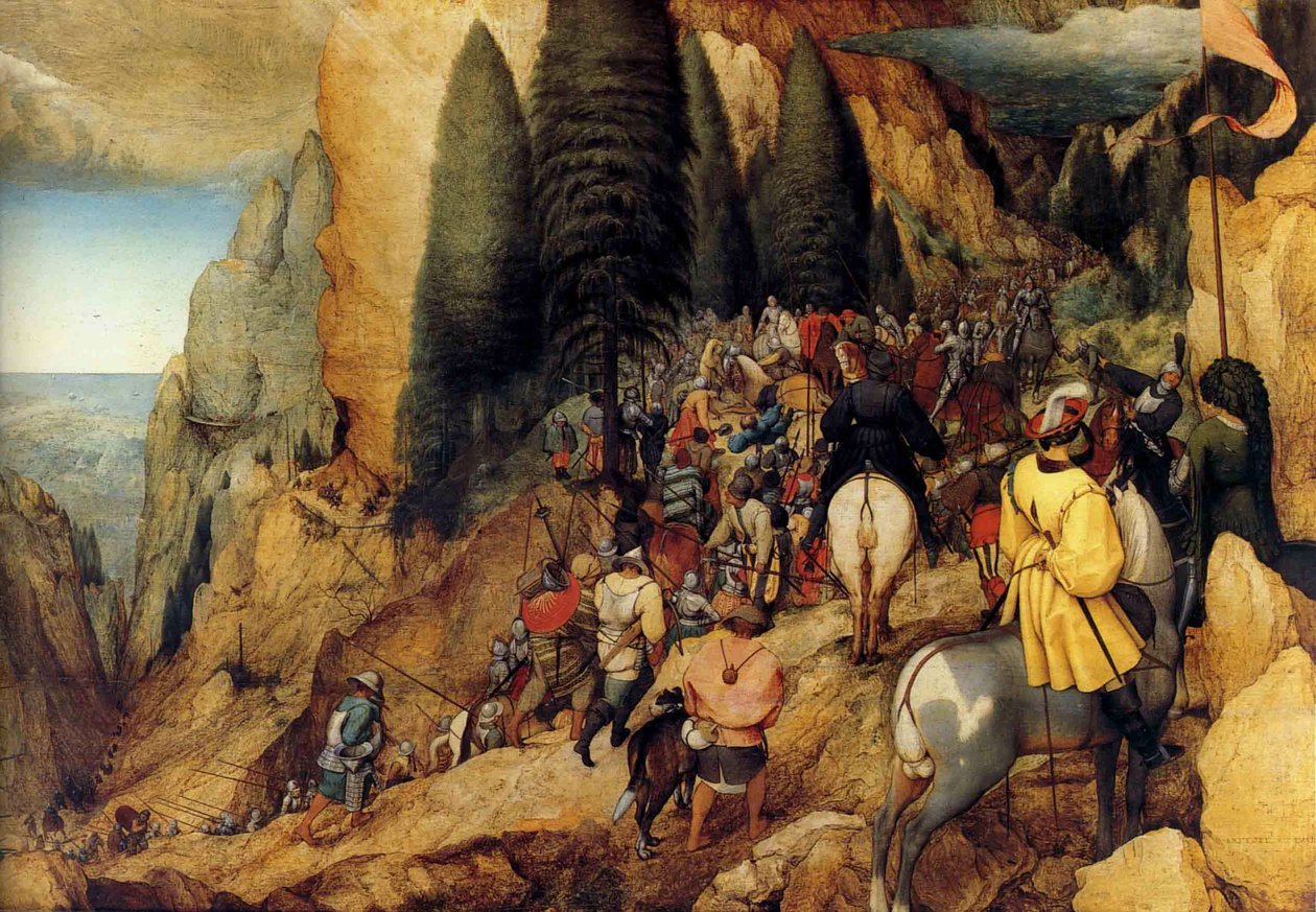 Obrácení svatého Pavla od Bruegel