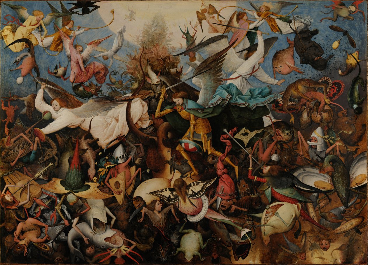 Pád rebelských andělů, 1562 od Bruegel