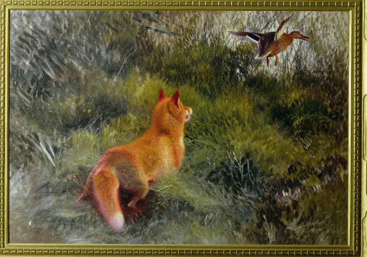 Eluding the Fox, 1912 od Bruno Andreas Liljefors