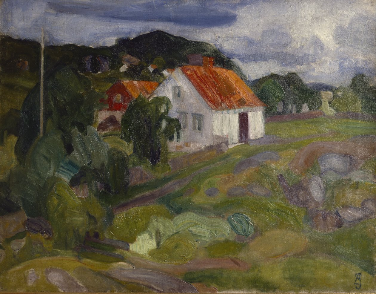 Vrengen, Nøtterøy (olej na plátně) od Brynjulf Larsson