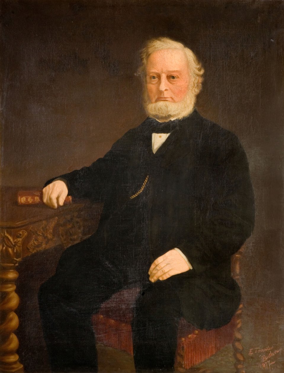Portrét Williama Trantera, 1860-1890. od Butler E Tranter