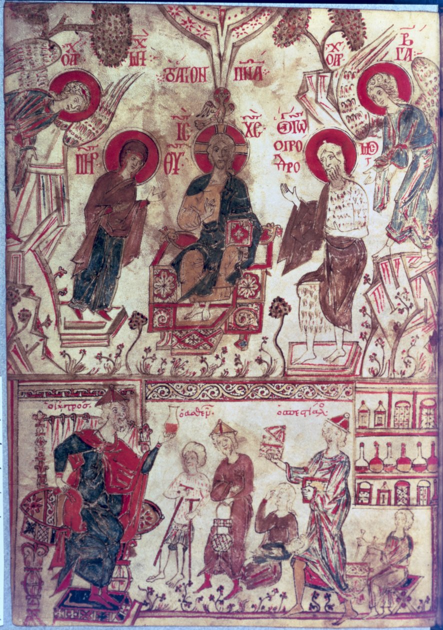 Klinika, byzantská smlouva, 14. století od Byzantine