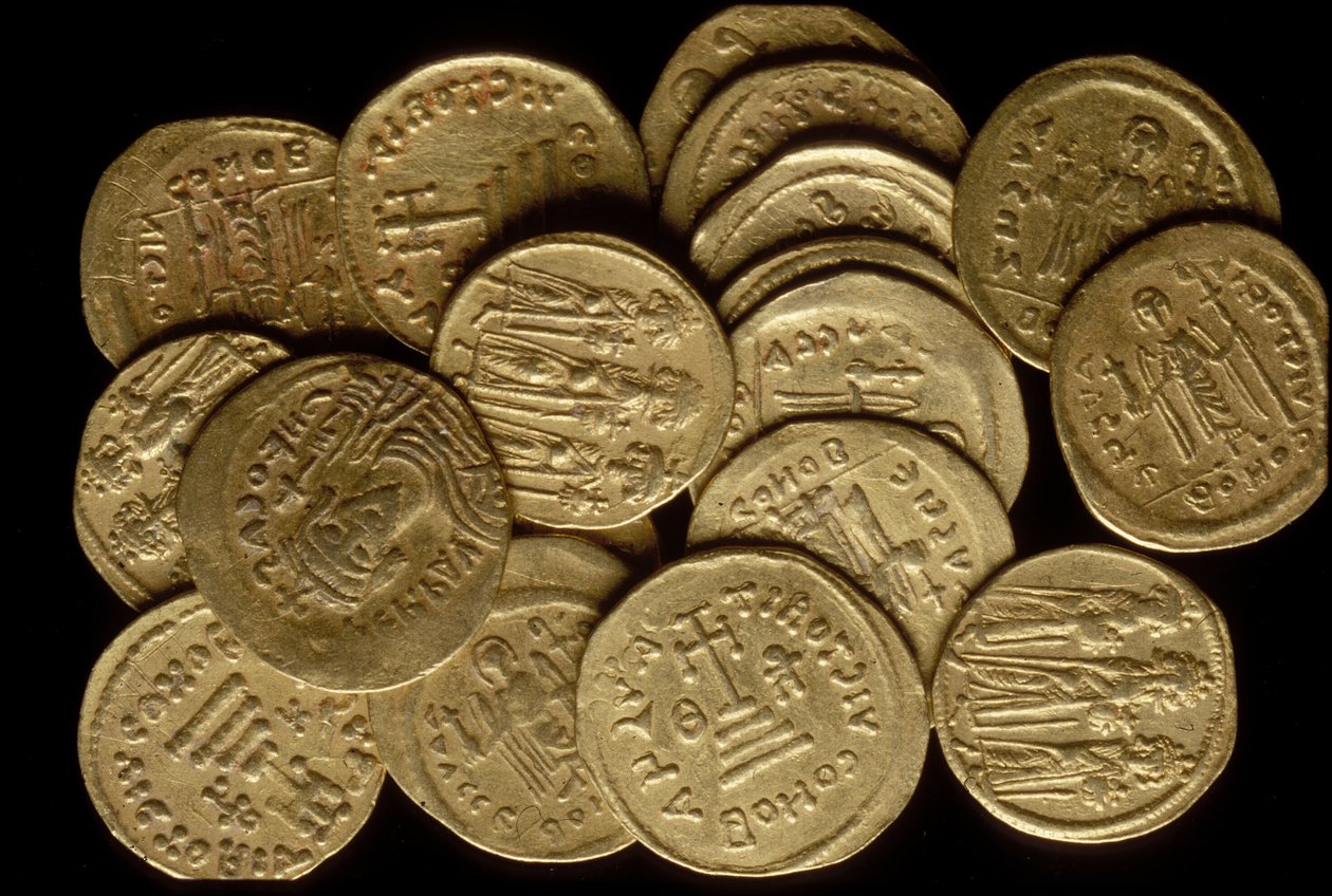 Hromada mincí (zlato) od Byzantine