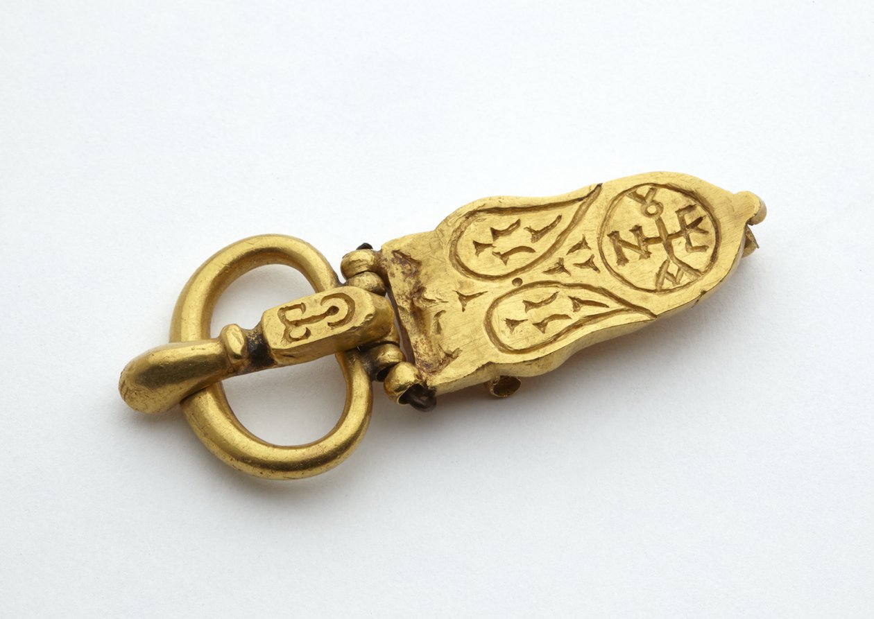 přezka (zlatá) od Byzantine