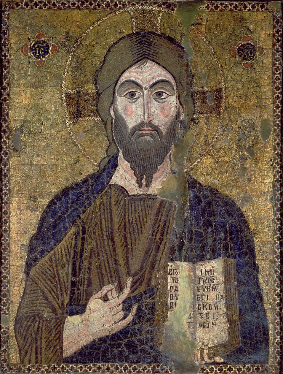 Christ Pantocrator (mozaika) od Byzantine