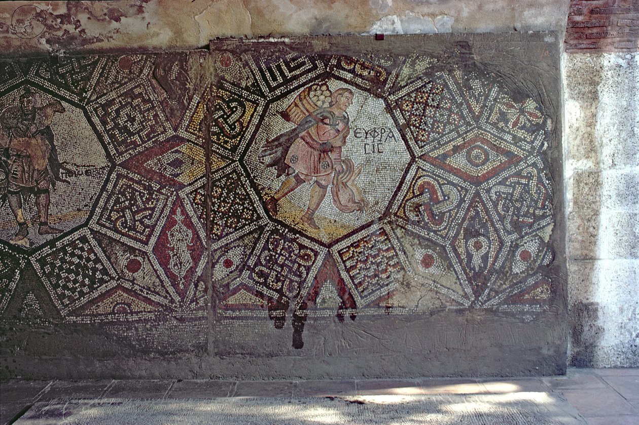 Personifikace řek (mozaika) od Byzantine