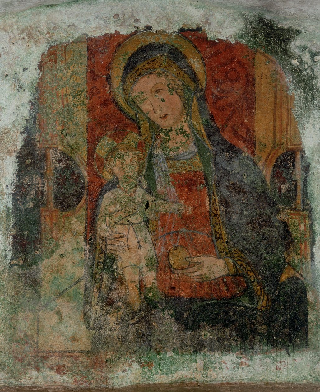 Madona s dítětem od Byzantine School