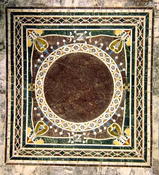 Vzor v opus sectile (mozaika) od Byzantine School
