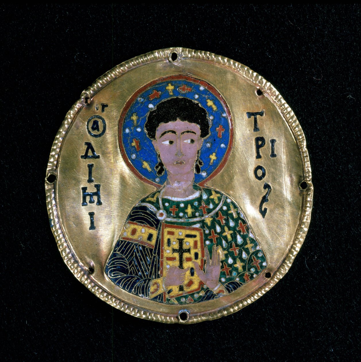 Busta sv. Demetria, smalt, Byzanc od Byzantine