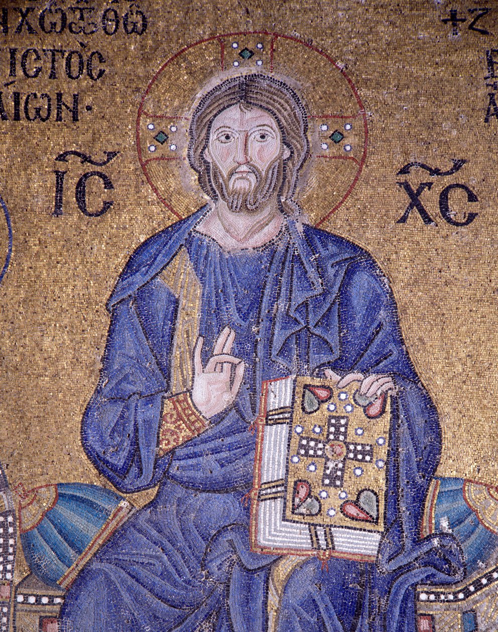 Kristus Pantokrator v Hagia Sophia (mozaika) od Byzantine