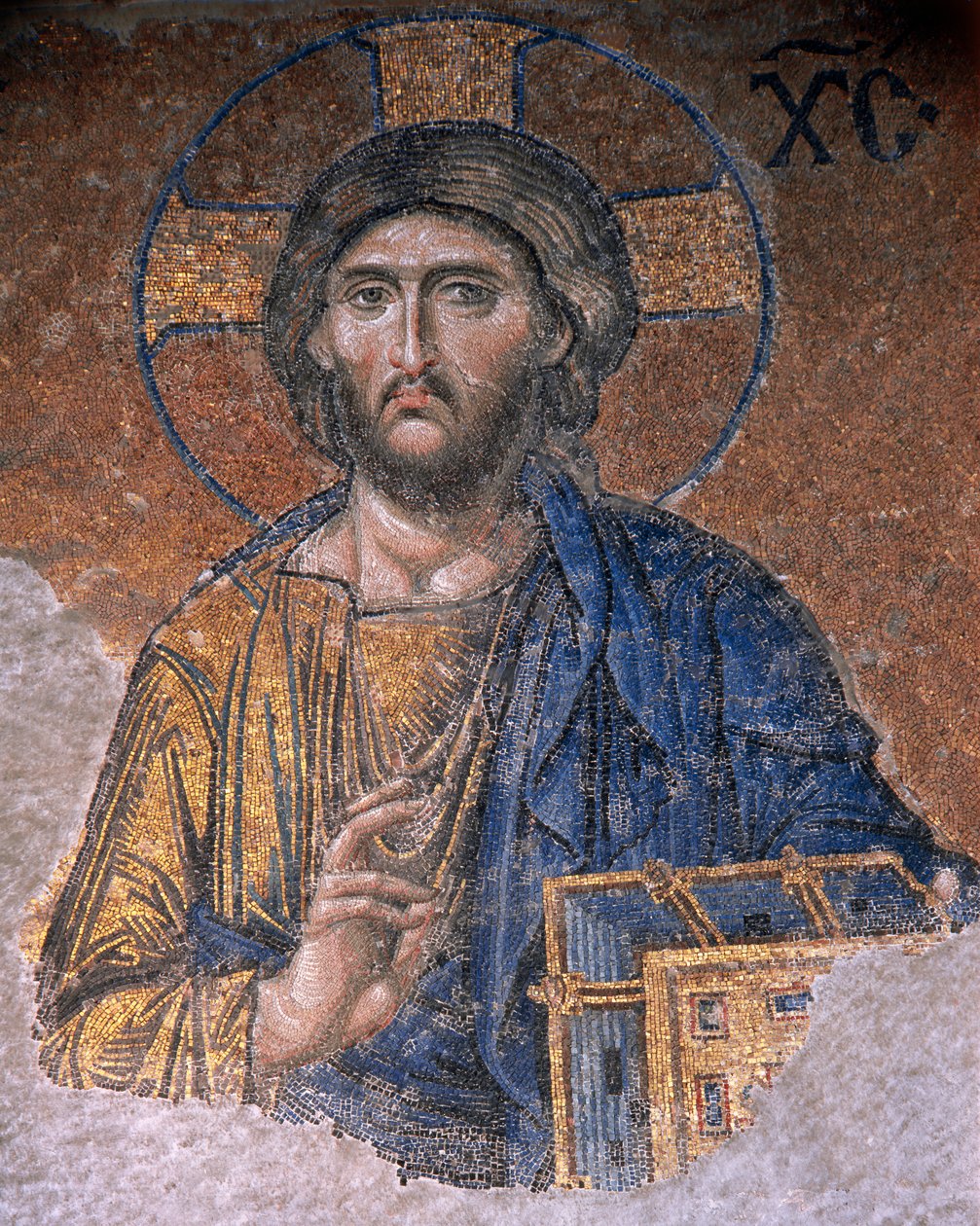 Deesis Christ v Hagia Sophia (mozaika) od Byzantine