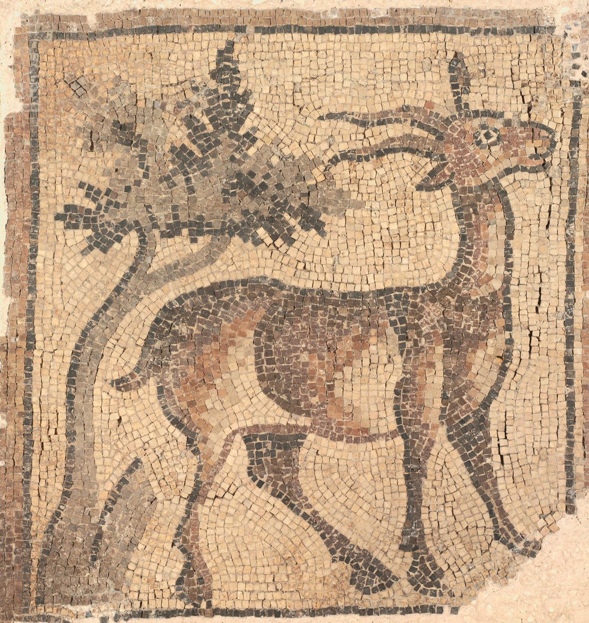 Ram near a Tree, 400s od Byzantine