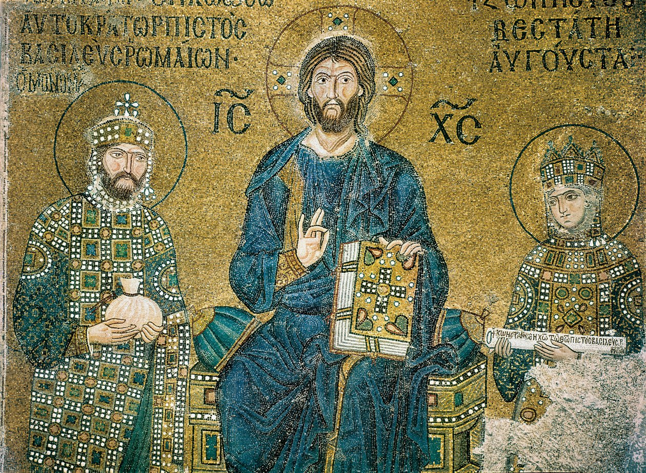 Mozaika Zoe, Hagia Sophia, Istanbul od Byzantine