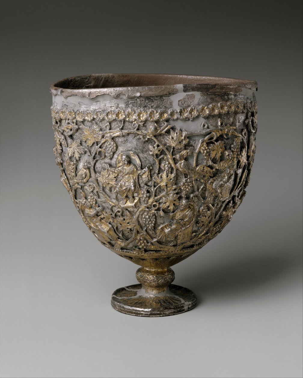Antiochijský kalich, 500-550 n. l. (pozlacené stříbro) od Byzantine Byzantine