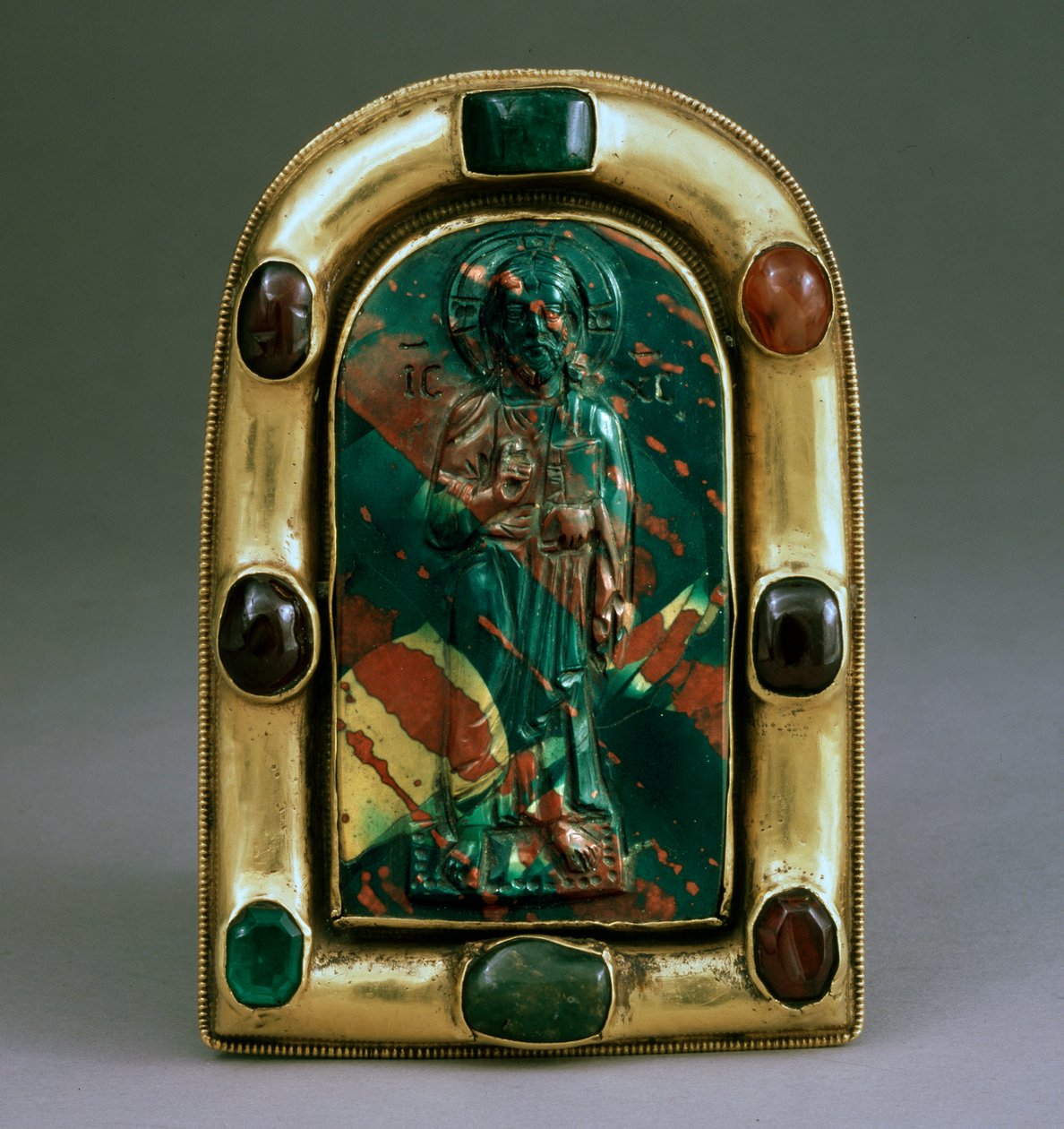Cameo s žehnajícím Kristem, byzantské, 11. století od Byzantine Byzantine