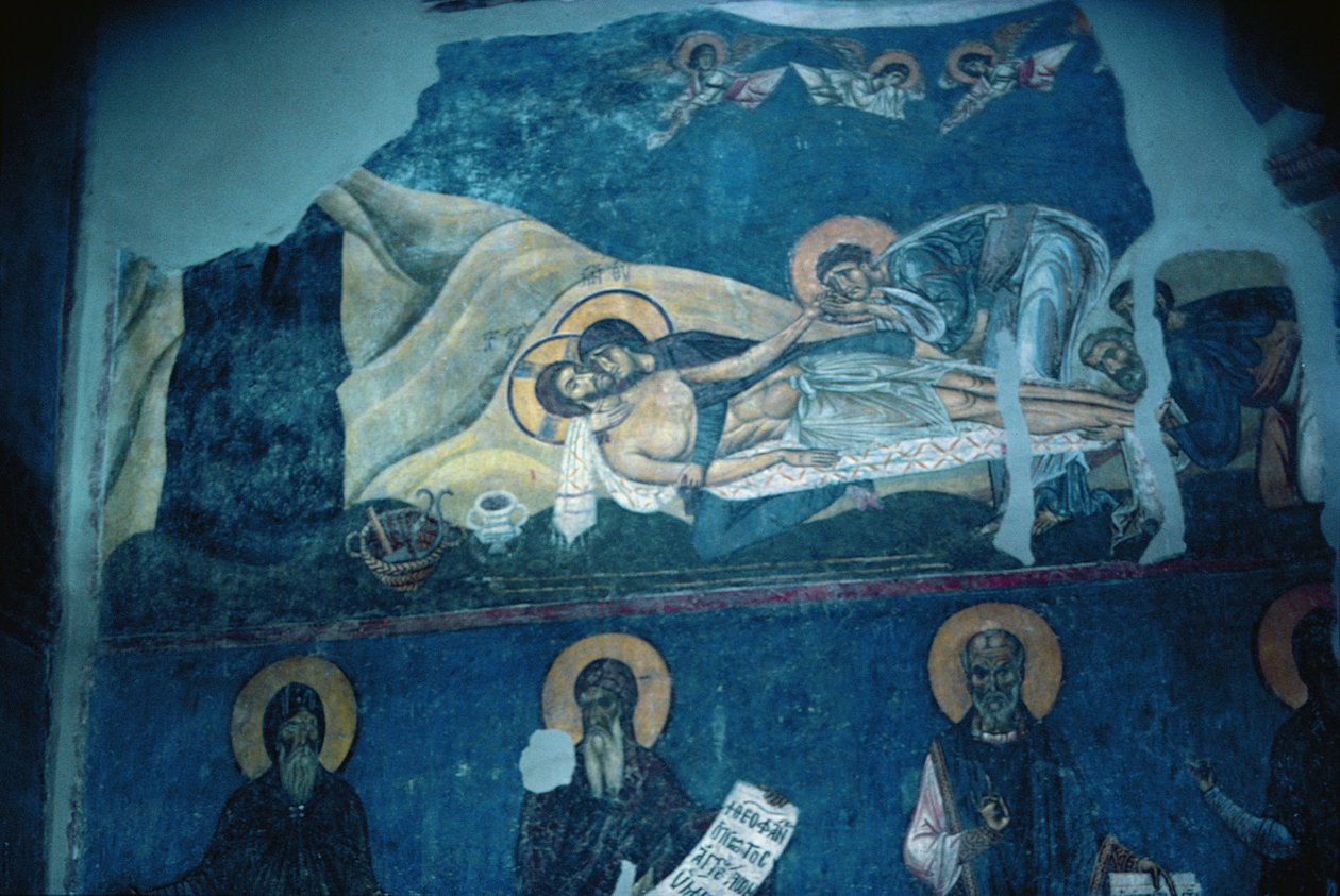 Oplakávání, c.1164 od Byzantine School