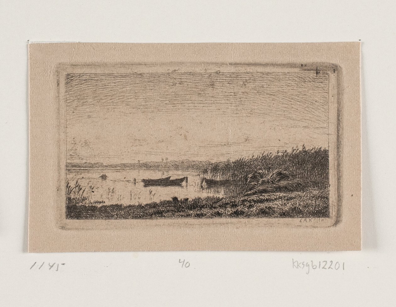 U jezera Maribo od C.A. Kølle