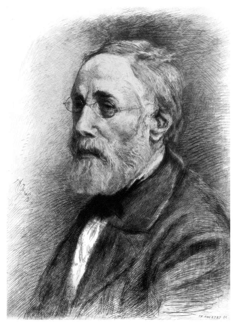 Jozef Israels, holandský umělec, c1880-1882. od CL Courtry