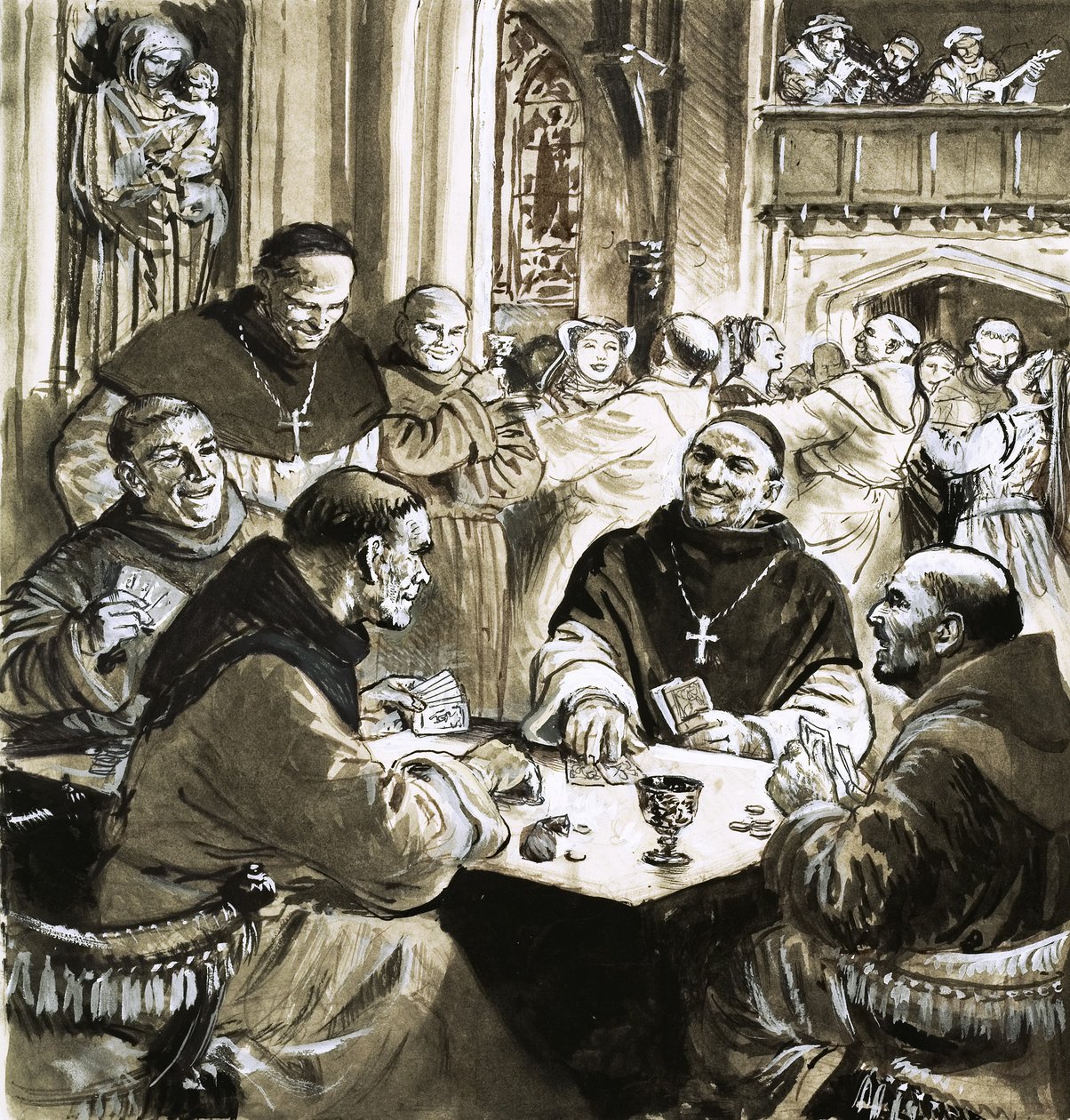 Mniši a jeptišky se baví od C.L. Doughty