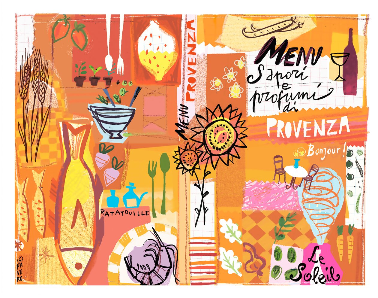 Provence MENU od COSTANZA FAVERO