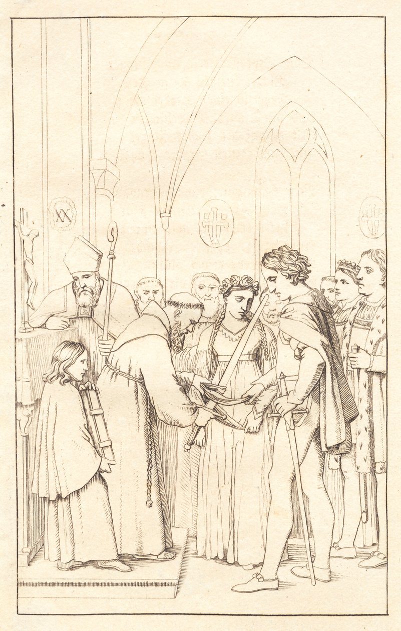 Axel og Valborg. 3. akt.   1263522   cs       czech Successfully Translated  Original: De exercitie met schild en spies: de soldaat staande met de spies rustend op de grond naast de rechtervoet (nr. 30), 1618 De Nassausche Wapen-Handelinge, van Schilt, Spi od Christoffer Wilhelm Eckersberg