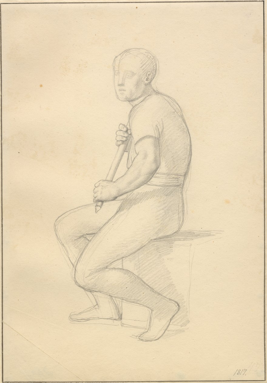 Balderova smrt - studie pro Thora. od Christoffer Wilhelm Eckersberg