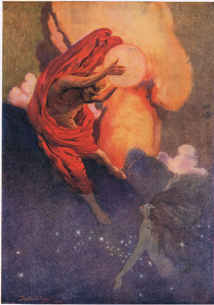 Západ slunce od C. Dudley Tennant