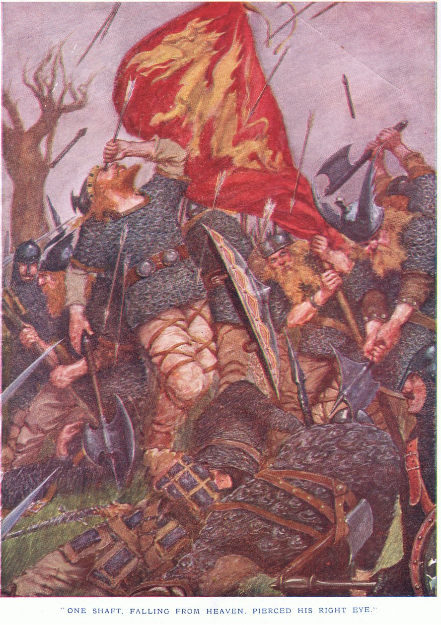 Bitva u Hastings 1066 od C. Dudley Tennant