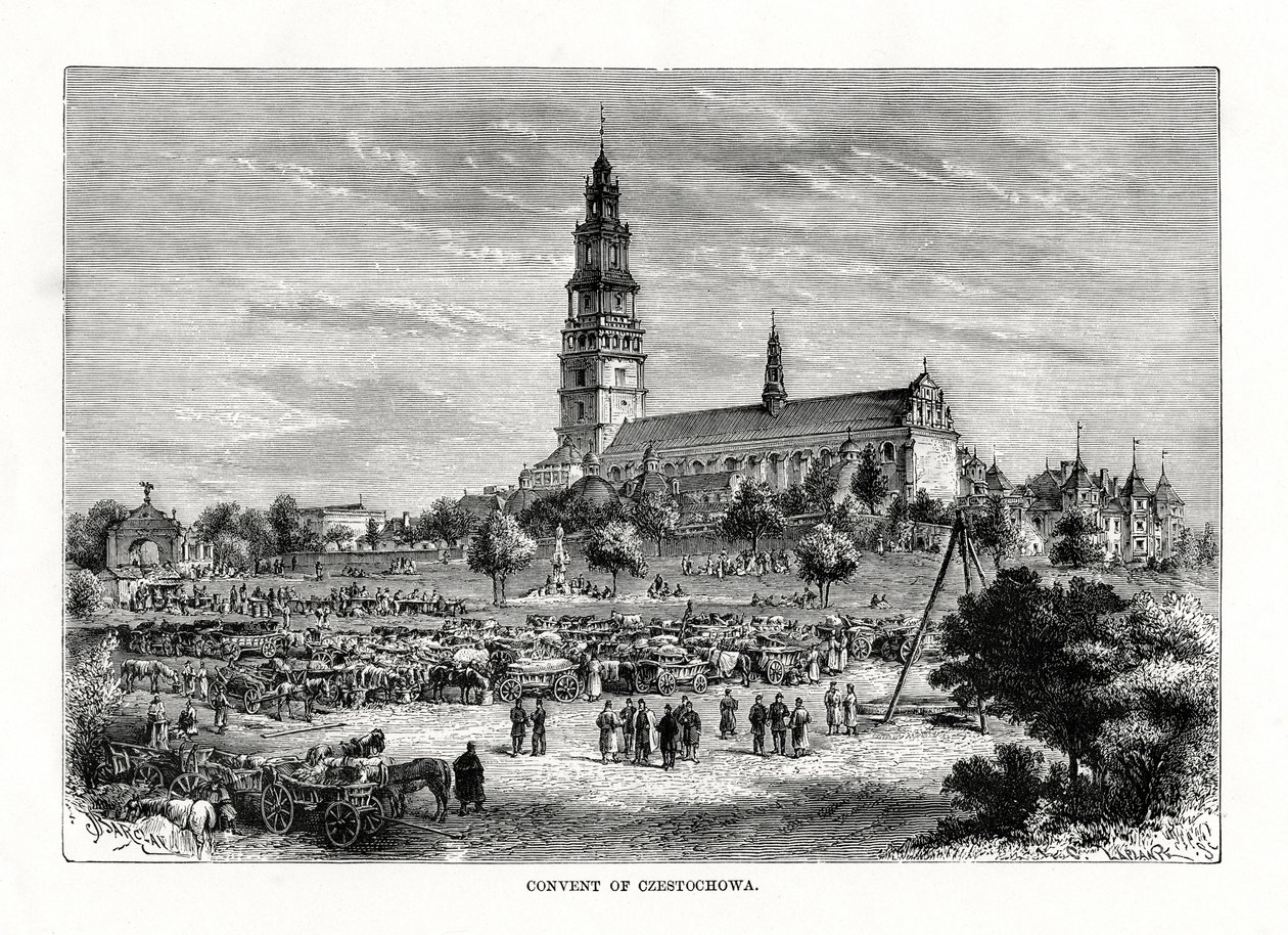 Klášter Czestochowa, Polsko, 1879 od C. Laplante