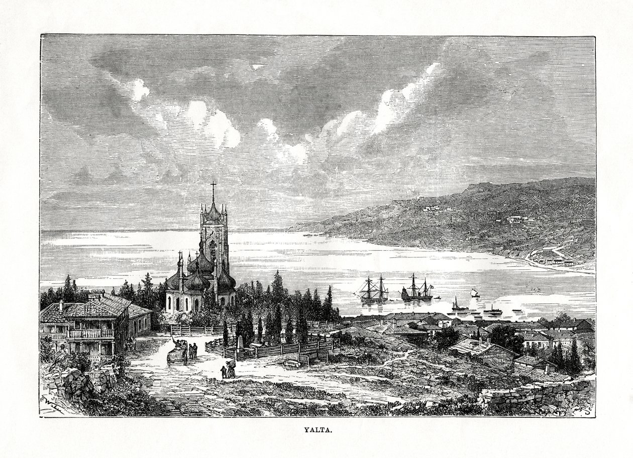 Jalta, jižní Ukrajina, 1879. od C. Laplante