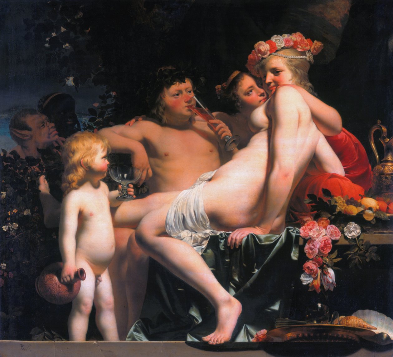 Bacchus a Ariadne od Cesar Boetius van Everdingen