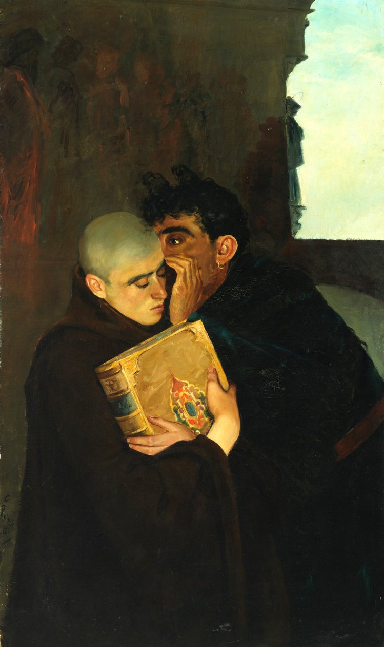 Pavouk v klášteře, 1881. od Calcedonio Reina
