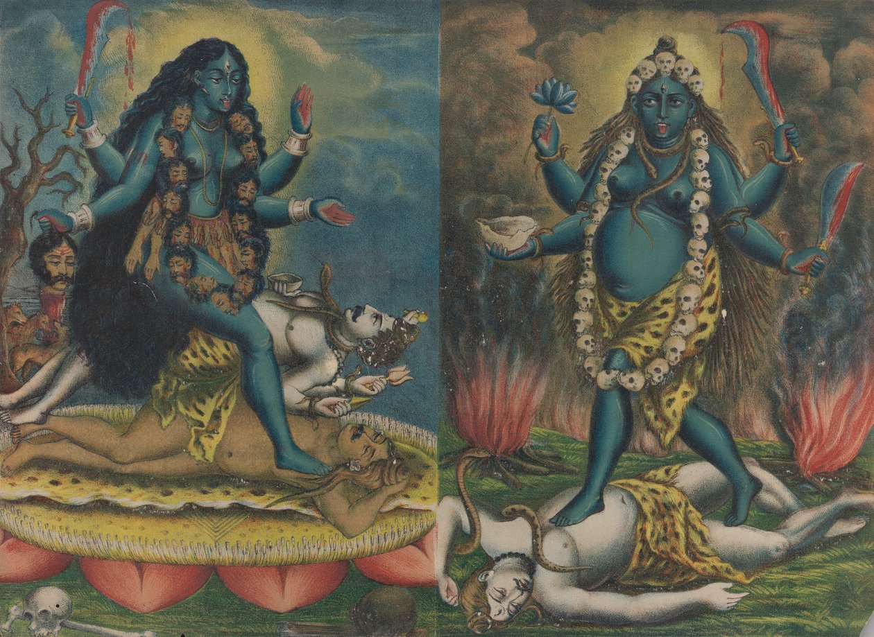 Kali Tara, ca. 1885-90. od Calcutta Art Studio