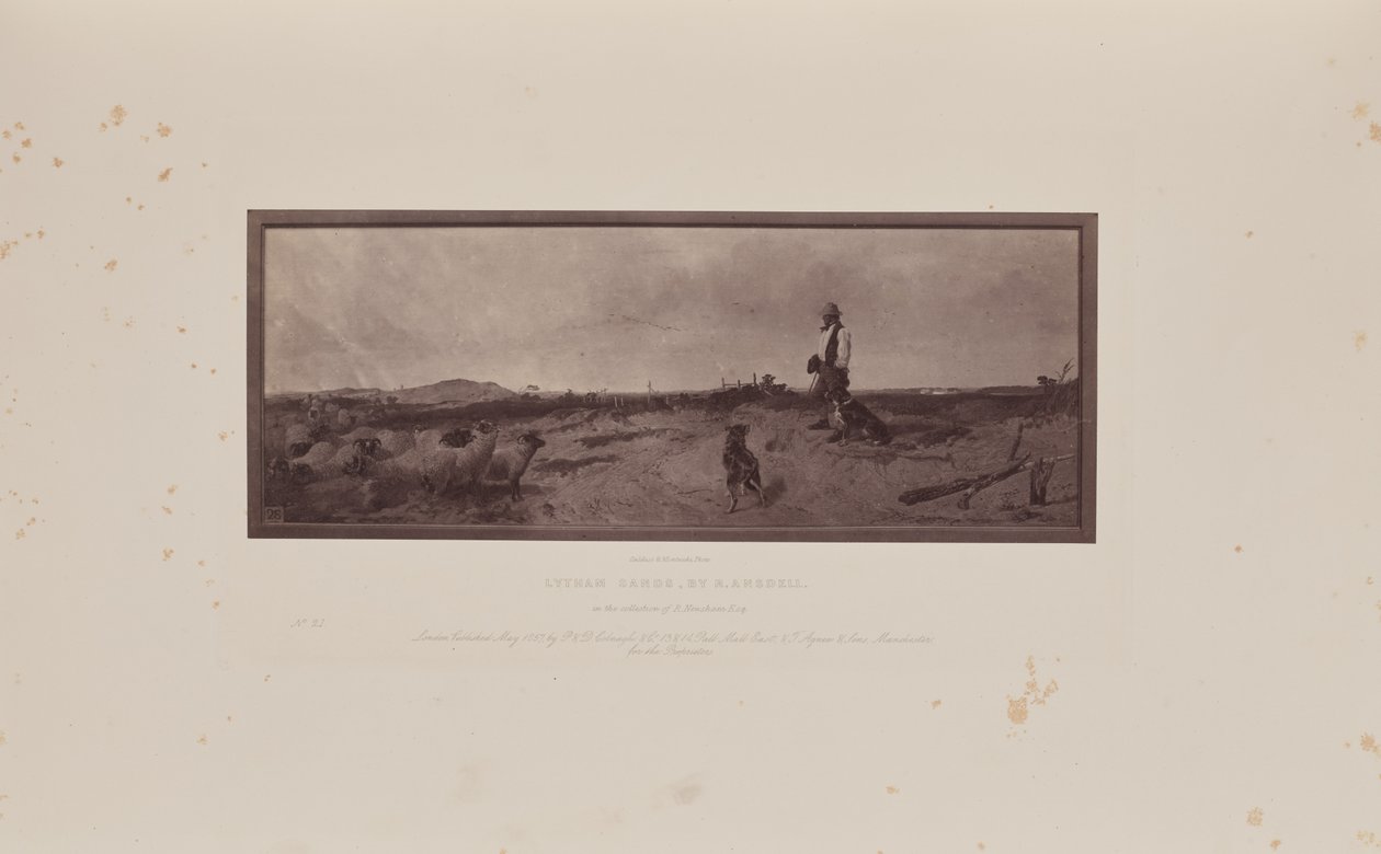 Lytham Sands, autor: R. Ansdell od Caldesi and Montecchi