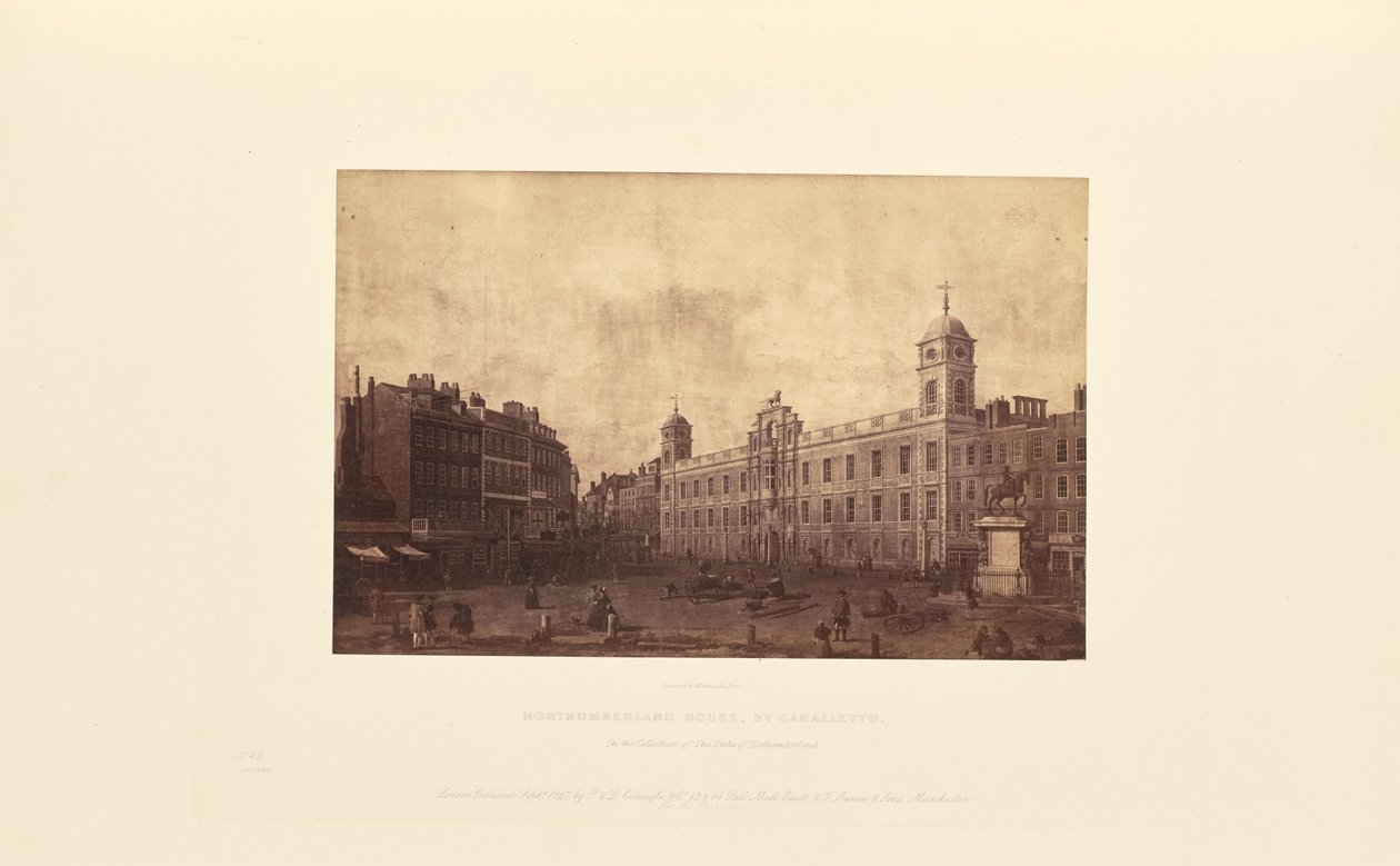 Northumberlandský dům, Canaletto od Caldesi and Montecchi