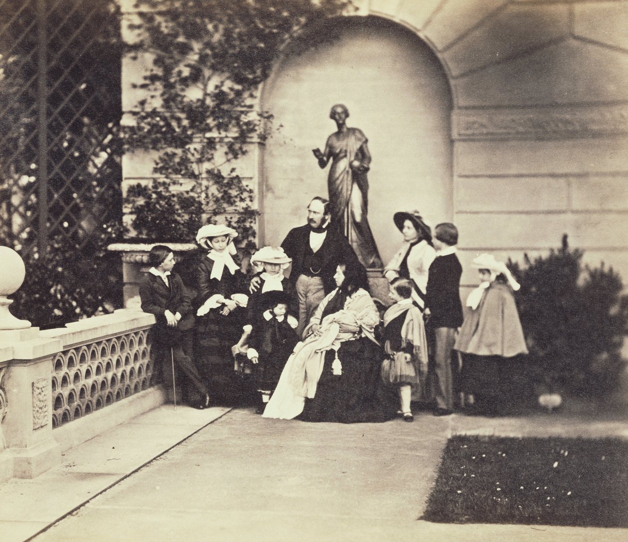 Královská rodina, Osborne 1857 od Caldesi and Montecchi