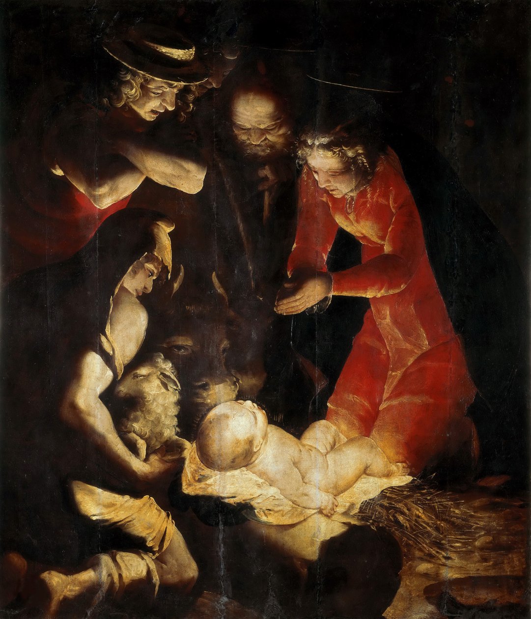 Klanění pastýřů, 1550. od Cambiaso