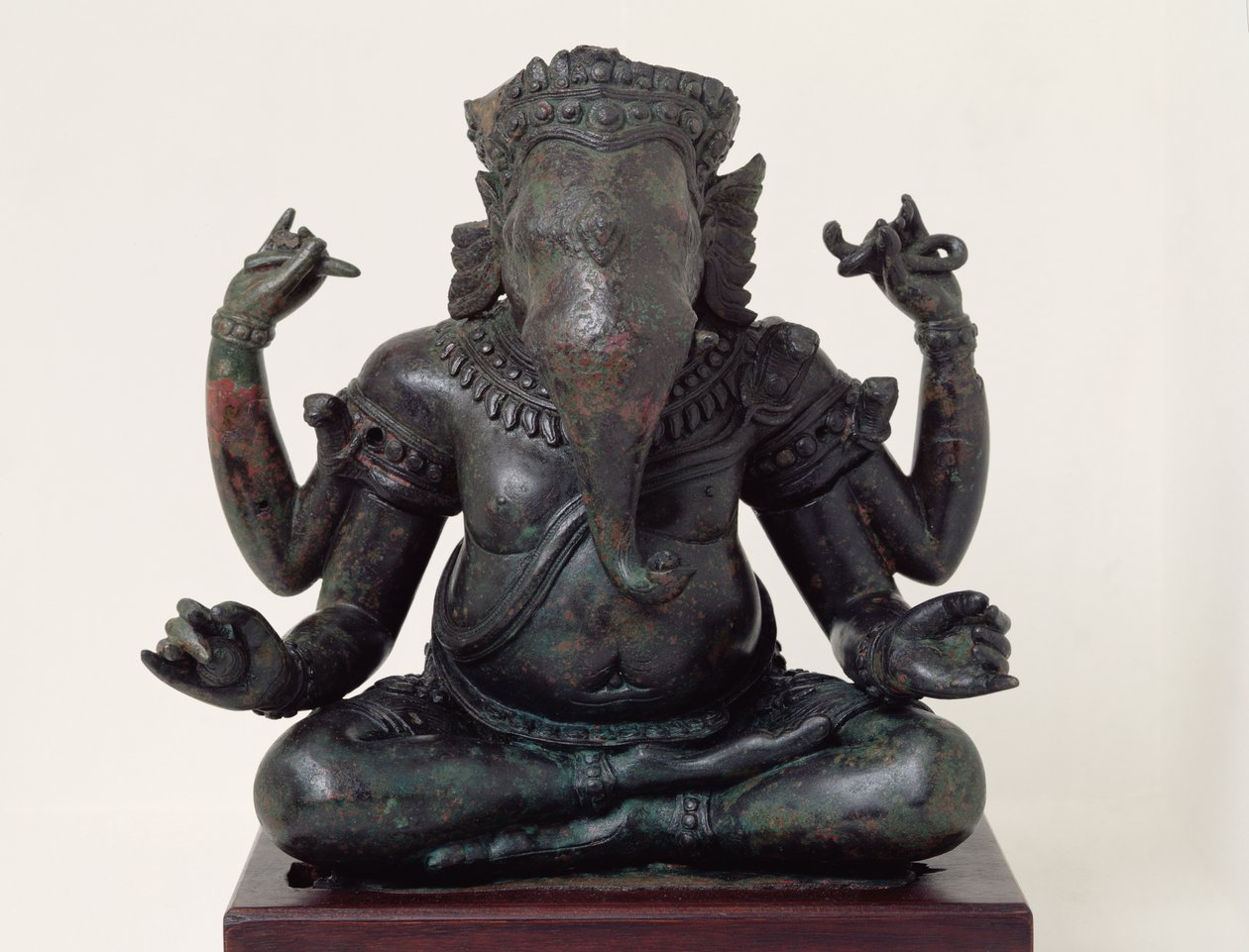 Ganesh, konec 12.-začátek 13. století, Angkor (bronz) od Cambodian School