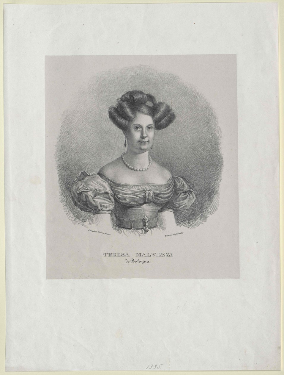 Teresa Malvezzi (tisk) od Camilla Guiscardi