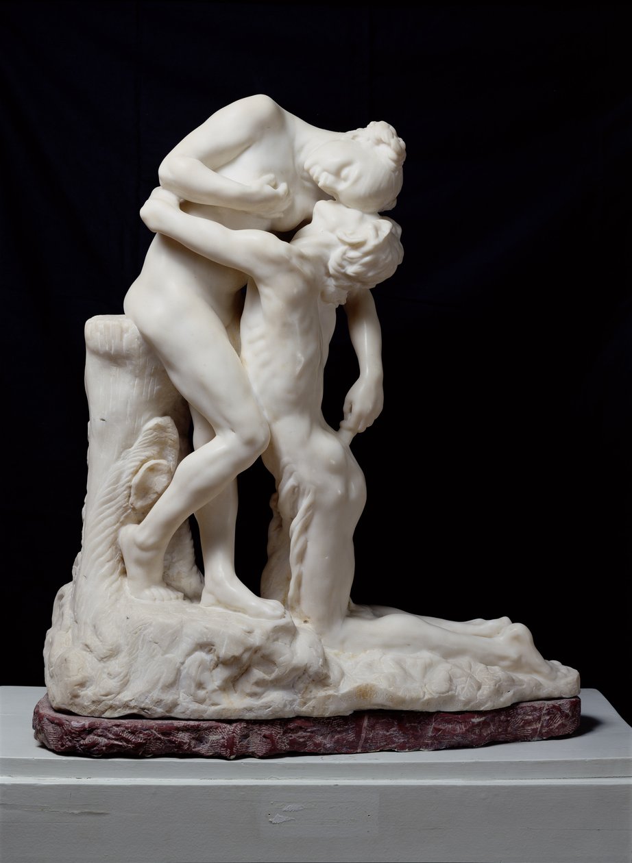 The Abandonment, nebo Vertumnus a Pomona, nebo Sakountala, 1905 (mramor) (viz také 82895) od Camille Claudel