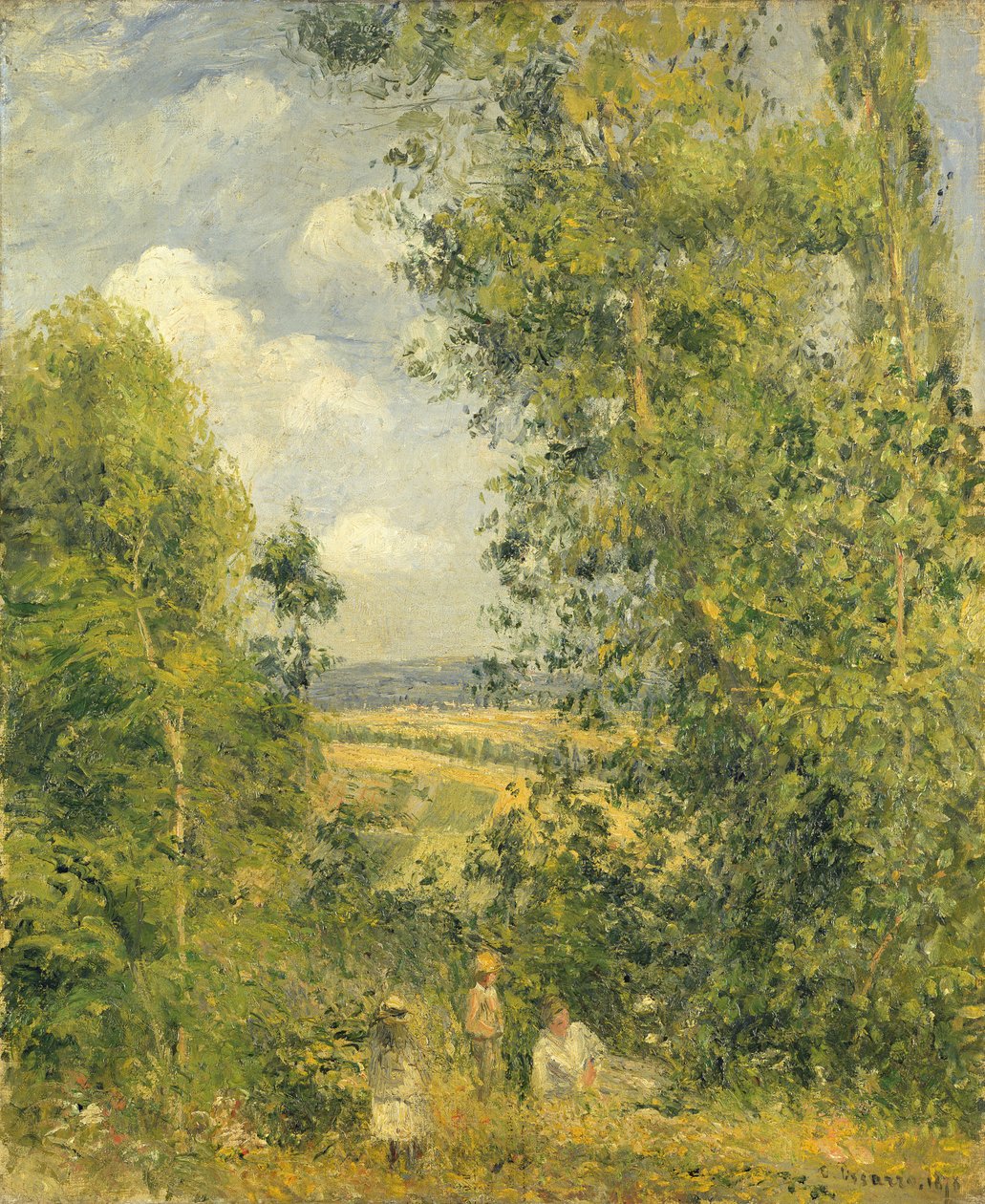 Odpočinek na louce, 1878 od Camille Jacob Pissarro