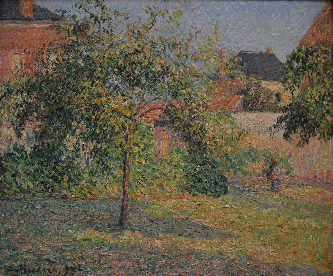 Jabloň na louce od Camille Jacob Pissarro