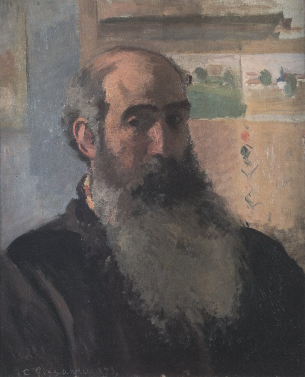 Autoportrét od Camille Jacob Pissarro