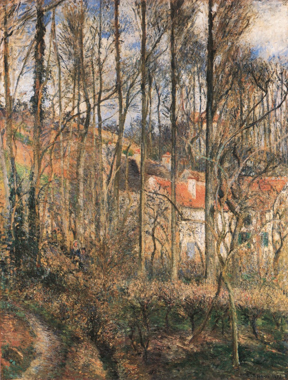 Côtes Saint-Denis v Pontoise od Camille Jacob Pissarro